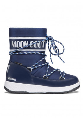 Detské zimné topánky Tecnica Moon Boot Jr Boy Šport Wp Navy / White
